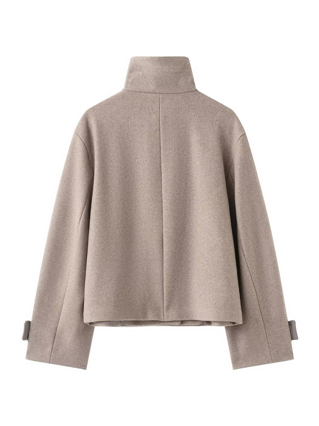 Funnel neck short jacket in 7 colours